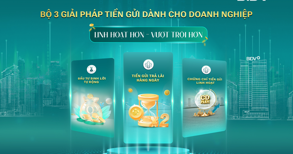 BIDV cung cấp giải pháp tiền gửi vượt trội cho doanh nghiệp