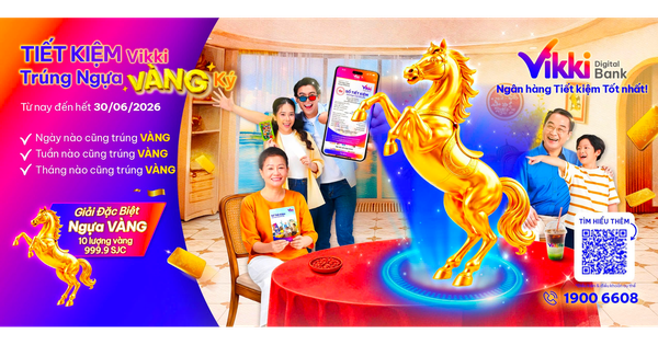 “Tiết kiệm Vikki – Trúng Ngựa Vàng Ký”: Sôi động cuộc đua săn vàng