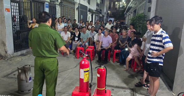 Phường An Nhơn huấn luyện PCCC và nhận diện tội phạm công nghệ cao cho các hộ kinh doanh nhà trọ