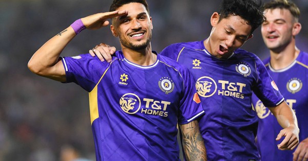 Hoàng Hên ghi bàn và kiến tạo giúp Hà Nội FC trở lại Top 3 V-League