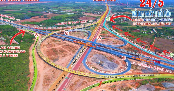 Lộ trình vào đường cao tốc Biên Hòa - Vũng Tàu từ chiều 24-5, tài xế cần lưu ý