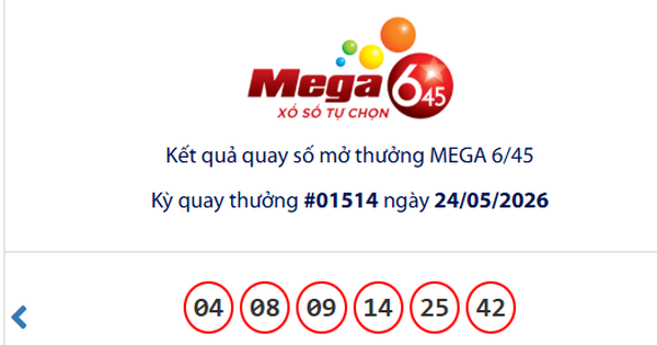 Ngày 24-5, xổ số Vietlott có vé trúng giải Jackpot