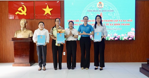 Xã Bình Chánh, TPHCM: Ra mắt 2 Công đoàn cơ sở trong Tháng Công nhân