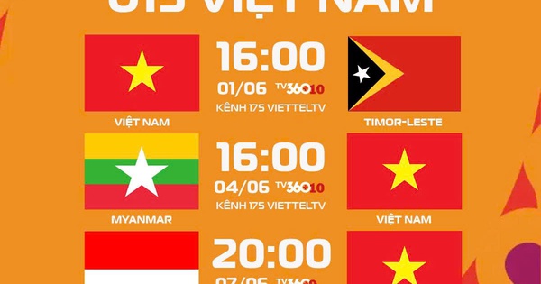 Lịch thi đấu và phát sóng của U19 Việt Nam đấu Indonesia ở giải Đông Nam Á