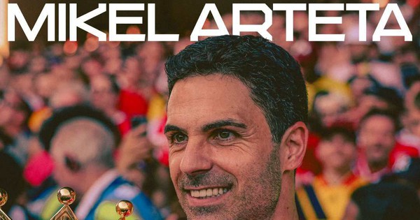 HLV Arteta được tôn vinh sau kỳ tích cùng Arsenal