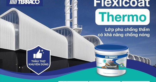 Giải bài toán mái nóng, thấm dột bằng công nghệ phủ đàn hồi phản xạ nhiệt