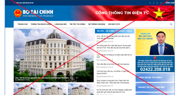 Bộ Tài chính gửi Bộ Công an danh sách website giả mạo