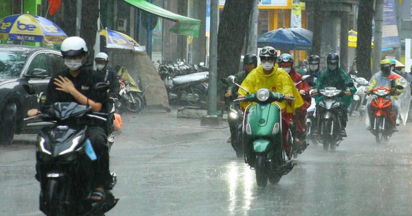 Dự báo đợt mưa lớn ở TPHCM