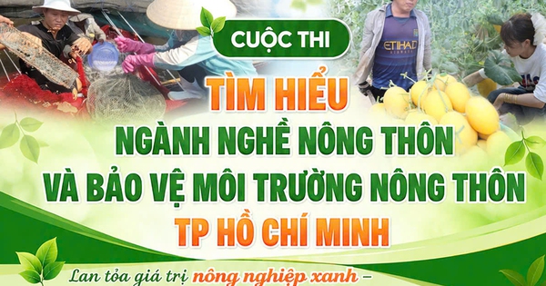 Phát động Cuộc thi tìm hiểu ngành nghề nông thôn và bảo vệ môi trường nông thôn TPHCM năm 2026