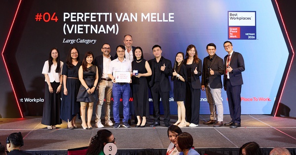 Perfetti Van Melle Việt Nam ghi danh Top 4 nơi làm việc xuất sắc hàng đầu Việt Nam 2026
