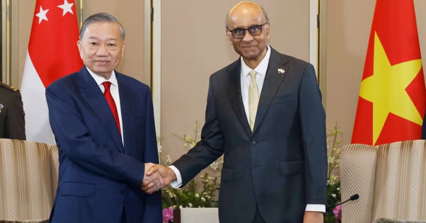Tổng Bí thư, Chủ tịch nước Tô Lâm hội đàm với Tổng thống Singapore