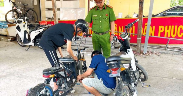 Tăng cường kiểm tra, xử lý học sinh “độ” xe đạp điện
