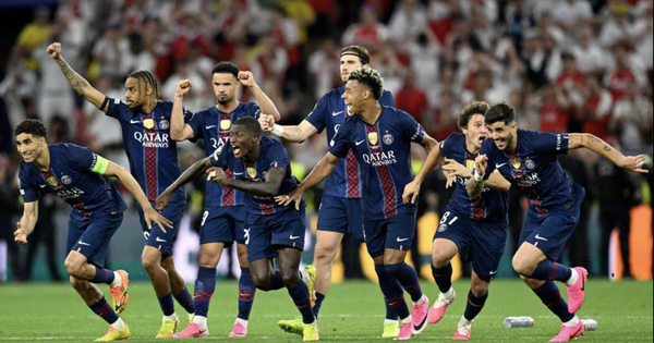 Arsenal sút hỏng 2 lượt 11 m, PSG bảo vệ ngôi vương Champions League