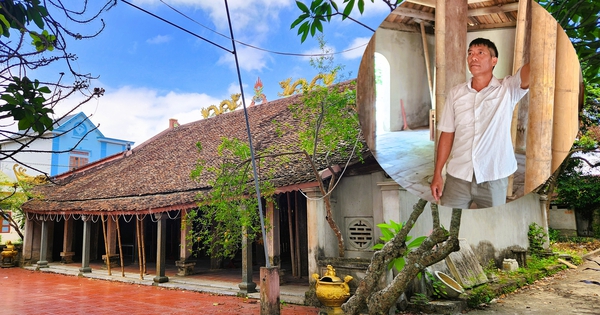 Tin mới vụ đình cổ chờ sập, dân làng dùng tre luồng chống đỡ