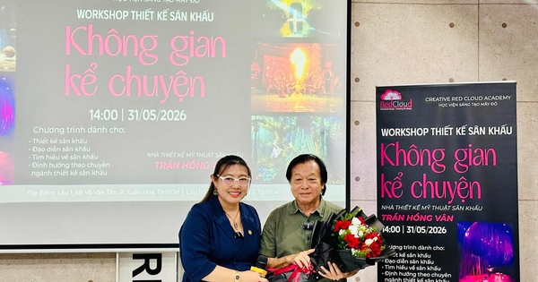 Họa sĩ Trần Hồng Vân truyền cảm hứng cho giới trẻ đến với nghề thiết kế sân khấu