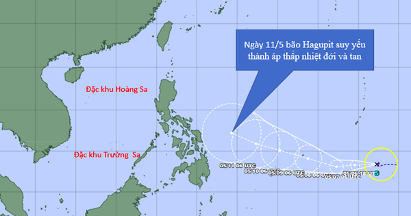 Xuất hiện bão Hagupit ở Tây Bắc Thái Bình Dương, có vào Biển Đông?