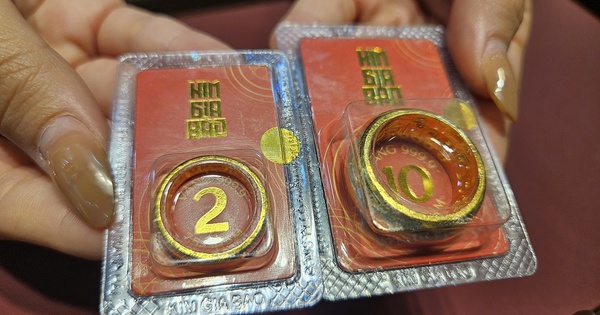 Sáng 6-5, giá vàng miếng SJC, vàng nhẫn tăng 2,5 triệu đồng/lượng
