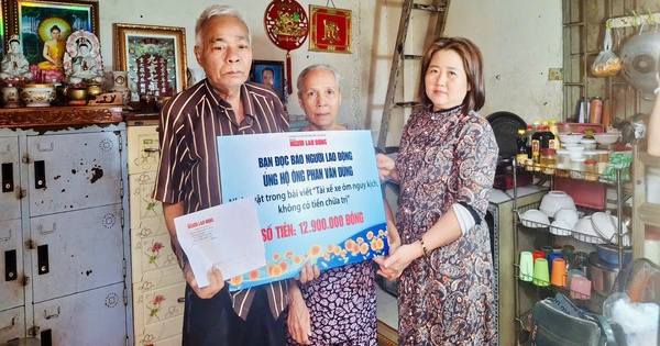 Thắp lại hy vọng cho gia đình bác tài xế xe ôm