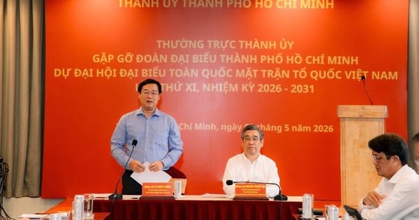 Lãnh đạo TPHCM gặp gỡ, giao nhiệm vụ cho Đoàn đại biểu dự Đại hội toàn quốc MTTQ Việt Nam