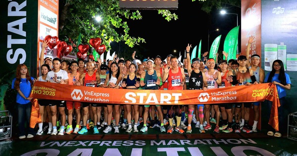 Gần 10.000 vận động viên đổ về Cần Thơ tham gia giải marathon
