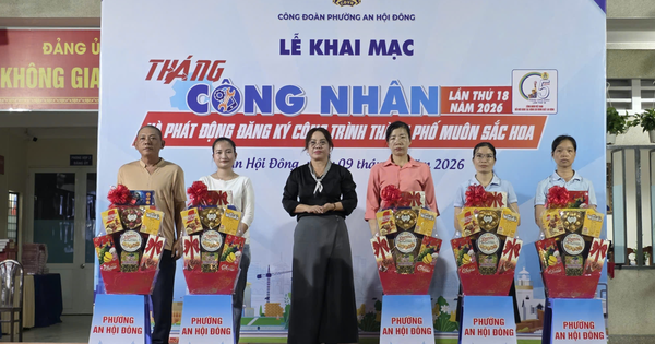 Công đoàn phường An Hội Đông lan tỏa phong trào "Thành phố muôn sắc hoa"
