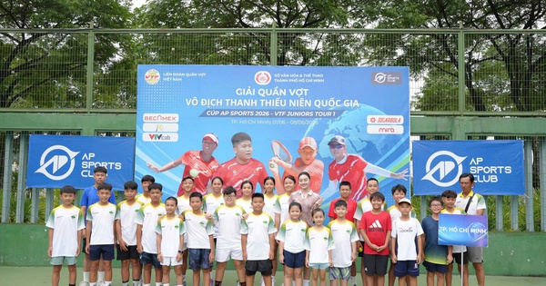 Gần 500 tay vợt trẻ tranh tài tại VTF Juniors Tour 1