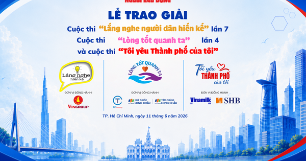 Sáng nay 11-6, Báo Người Lao Động trao giải 3 cuộc thi lớn