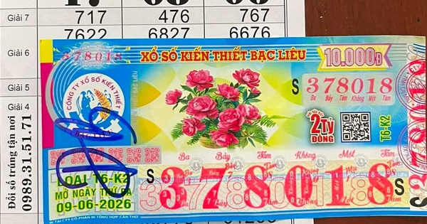Xổ số miền Nam: 15 vé Bạc Liêu trúng độc đắc đang được đại l