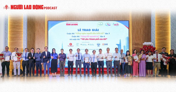 Báo Người Lao Động trao giải 3 cuộc thi lớn: Tôn vinh những giá trị đẹp