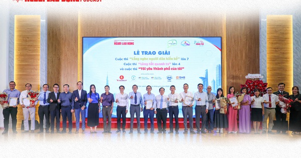 Báo Người Lao Động trao giải 3 cuộc thi lớn: Tôn vinh những 