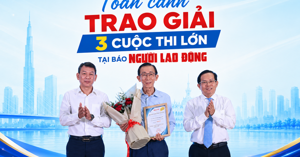 Toàn cảnh lễ trao giải 3 cuộc thi lớn tại Báo Người Lao Động