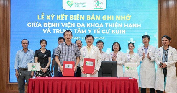 Bệnh viện Thiện Hạnh và Trung tâm Y tế Cư Kuin ký kết hợp tá