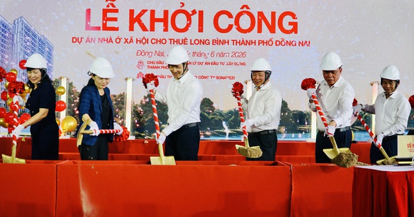 Khởi công xây dựng 1.000 căn hộ cho thuê đầu tiên ở TP Đồng 