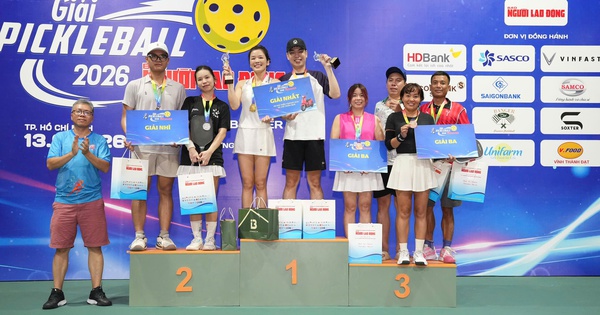 VIDEO: Vận động viên chiến thắng nói gì về giải Pickleball Báo Người Lao Động 2026