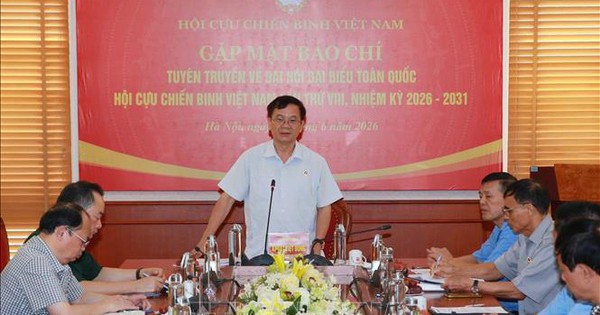 Đại hội đại biểu toàn quốc Hội Cựu chiến binh Việt Nam diễn ra từ 15 đến 17-6