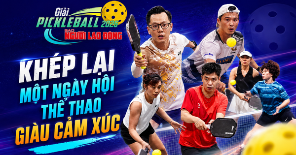 Giải pickleball báo Người Lao Động năm 2026: Khép lại một ngày hội thể thao giàu cảm xúc