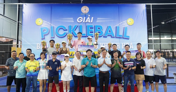 Sôi nổi Giải mini game Pickleball báo chí thường trú Khánh Hòa