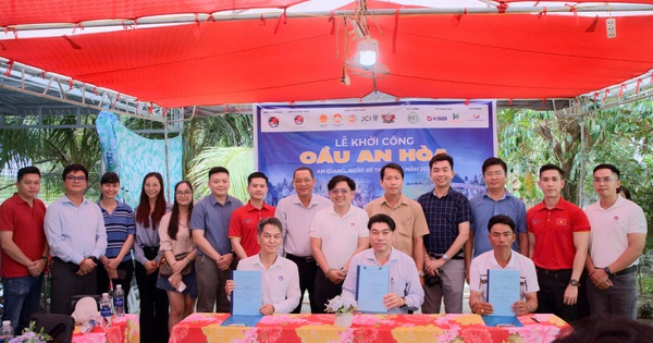 Nhịp Cầu Doanh Nhân - Khởi công xây cầu An Hòa tại xã Vĩnh Hòa, tỉnh An Giang