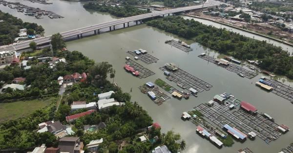 Giải tỏa lồng bè tự phát trên sông Đồng Nai