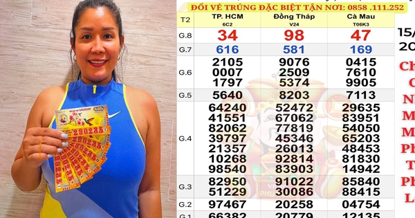 Hai giải độc đắc, 2 giải an ủi xổ số miền Nam lộ diện ở 2 tỉnh