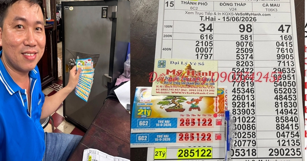 Một tài xế xe dịch vụ trúng độc đắc xổ số miền Nam