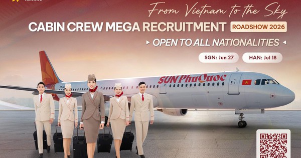 Sun PhuQuoc Airways khởi động đợt tuyển dụng tiếp viên lớn nhất năm, chào đón ứng viên quốc tế