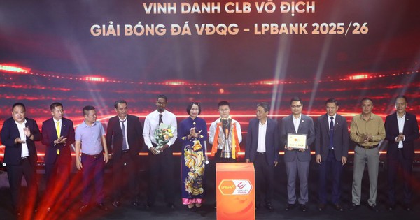 V-League Awards 2026: Dấu mốc 25 năm và khát vọng nâng tầm bóng đá chuyên nghiệp Việt Nam