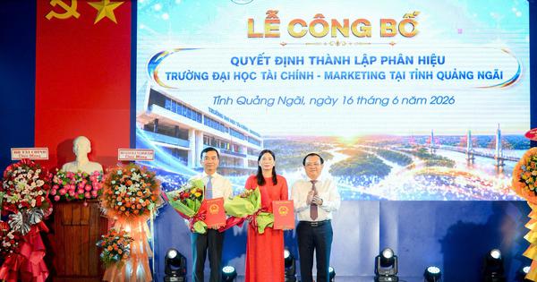 Quảng Ngãi có phân hiệu mới của Trường ĐH Tài chính - Marketing