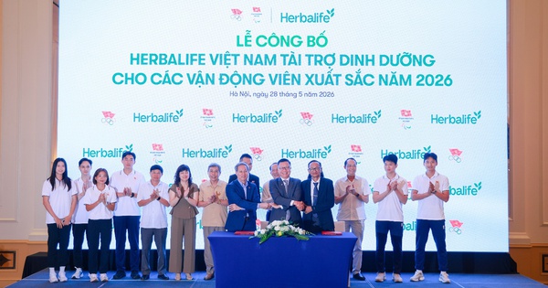 Herbalife Việt Nam tiếp tục tài trợ sản phẩm dinh dưỡng cho các VĐV xuất sắc Việt Nam năm 2026