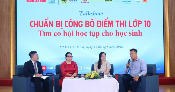 Thiết thực talkshow “Chuẩn bị công bố điểm thi lớp 10, tìm cơ hội học tập cho học sinh”