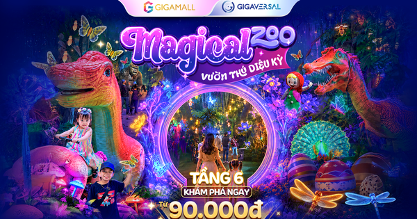 TP HCM lần đầu tiên ra mắt vườn thú công nghệ khổng lồ Magical Zoo tại TTTM Gigamall