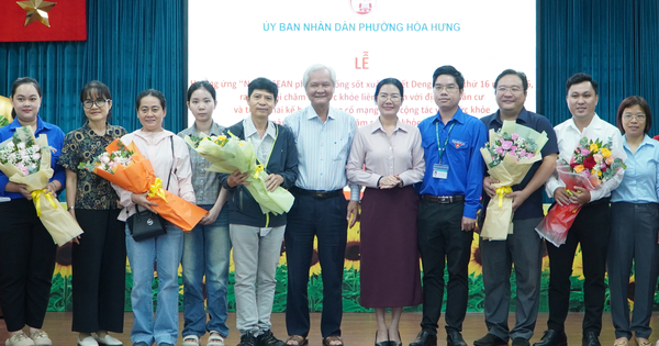 Phường Hòa Hưng ra mắt Đội chăm sóc sức khỏe liên tục cho người dân