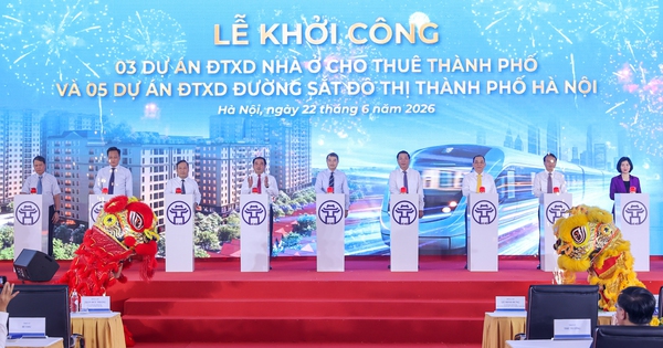 Thủ tướng dự lễ khởi công 5 tuyến đường sắt, 3 dự án nhà ở cho thuê ở Hà Nội