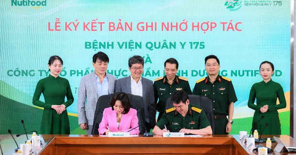 Nutifood và Bệnh viện Quân Y 175 hợp tác phát triển các giải pháp dinh dưỡng
